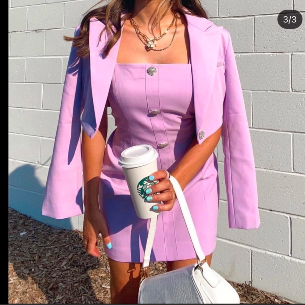 Mori Jasmin dress and blazer set